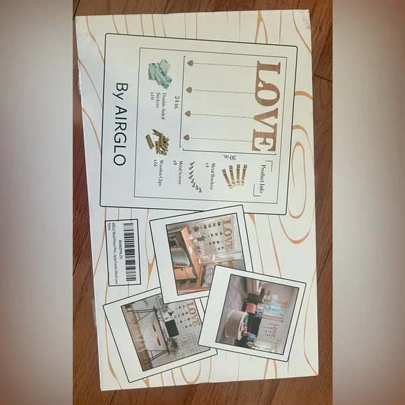 Airglo LOVE Wall Art Letters in Light Green - Decorative Picture Frame Accent - Picture 4 of 6